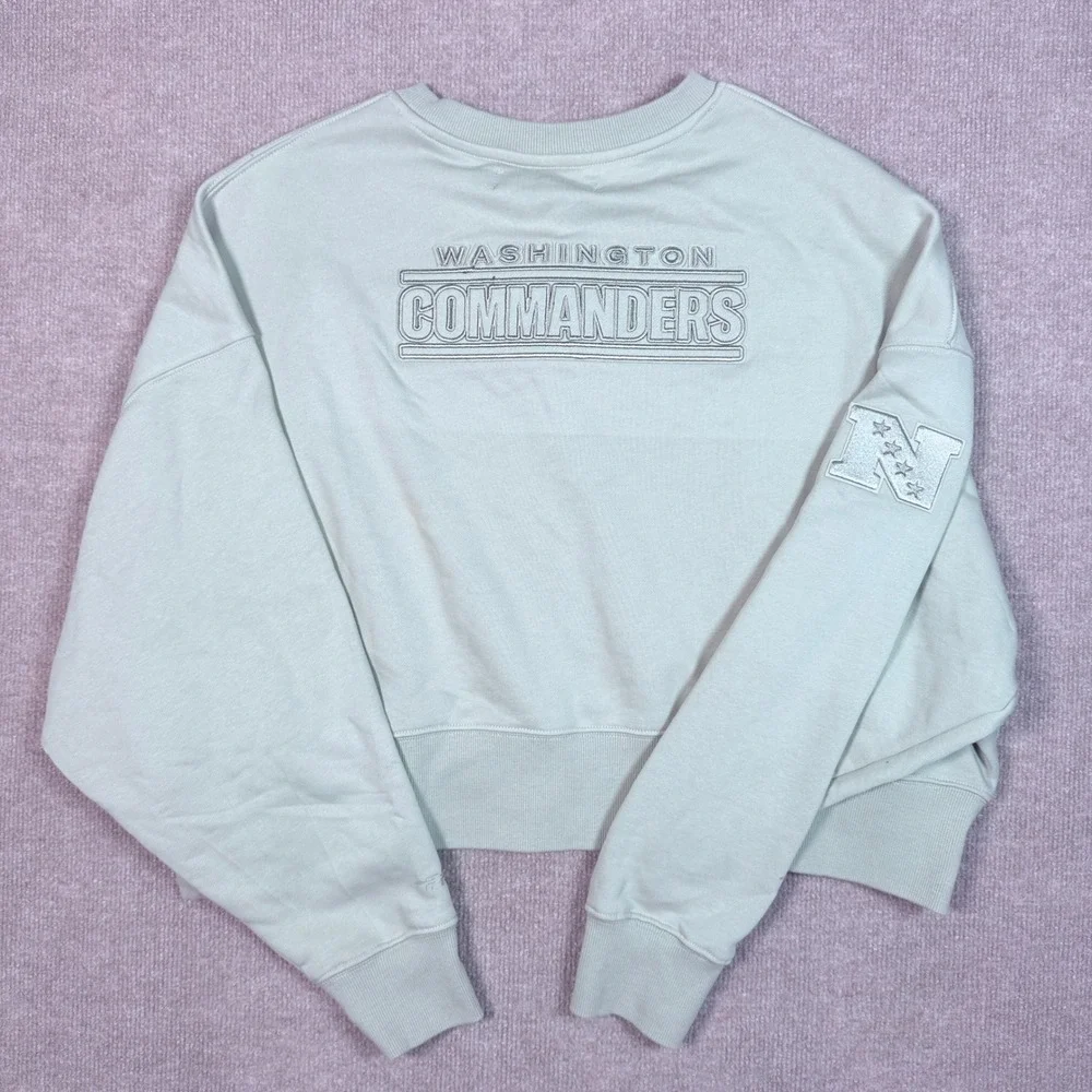 Pro Standard Washington Commanders Cropped Sweatshirt Green Womens Medium NFL